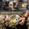 EmWoot 2PCS Vatican Flag Patch Embroidered Morale Patch Military Tactical