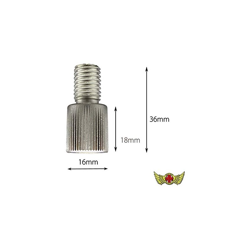 Shift Knob Conversion Adapter Extension Thread Pitch Conversion M12-1.25 to
