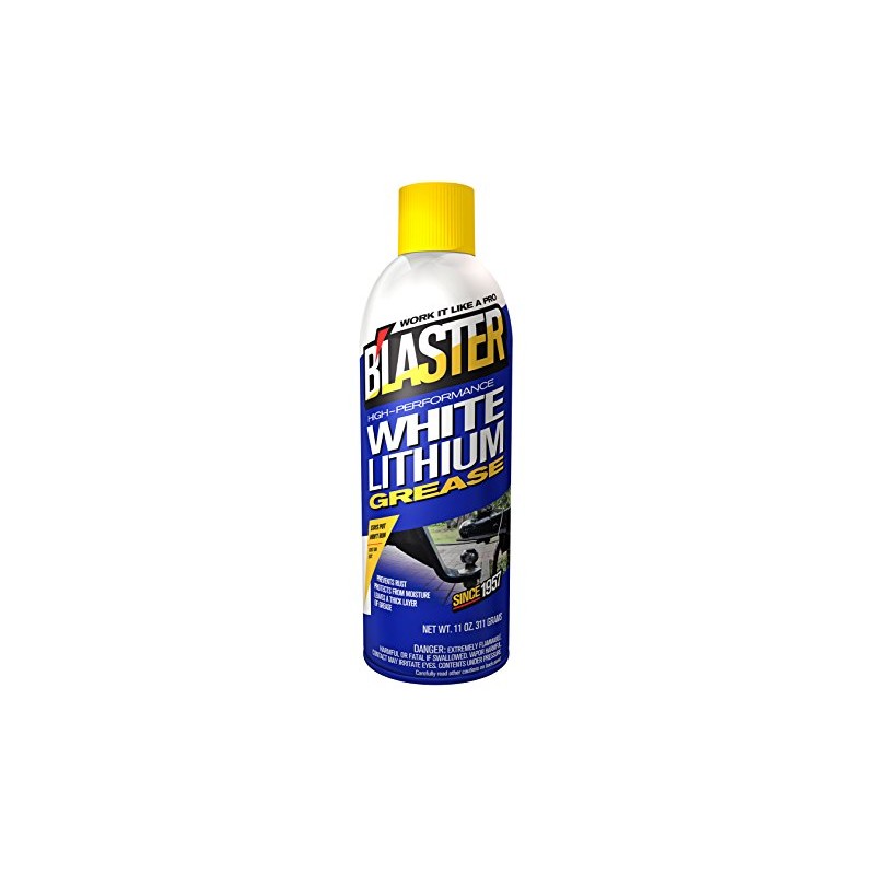 B'laster 16-LG High-Performance White Lithium Grease - 11-Ounces