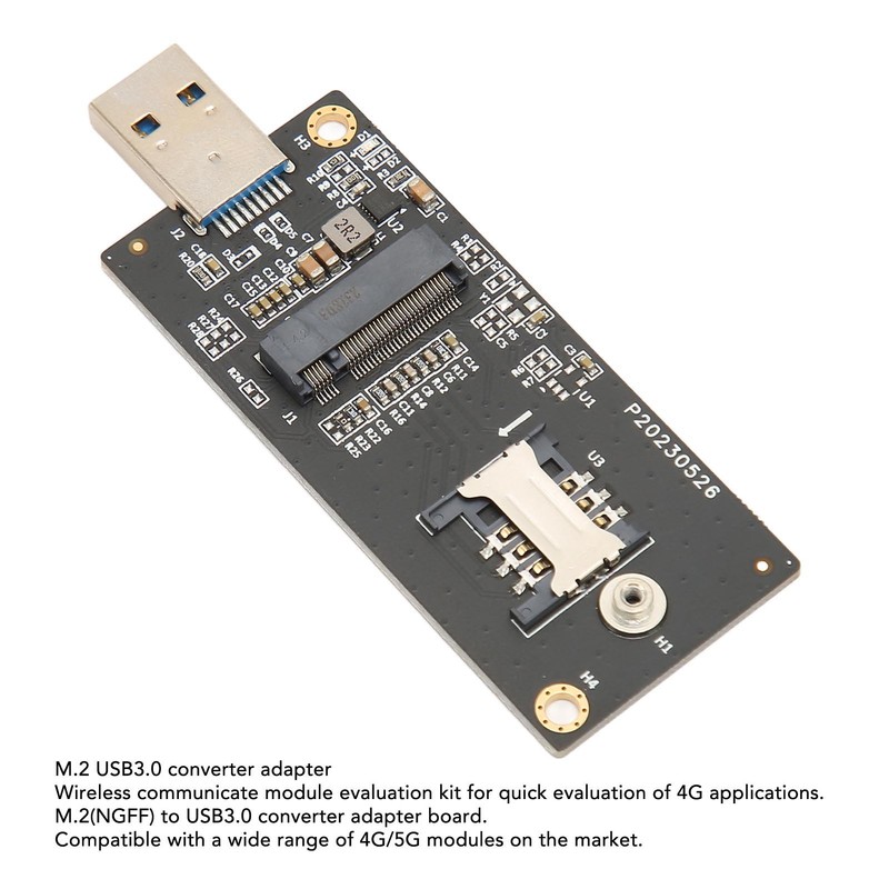 USB3.0 4G Module Adapter Board NGFF M.2 Key B to