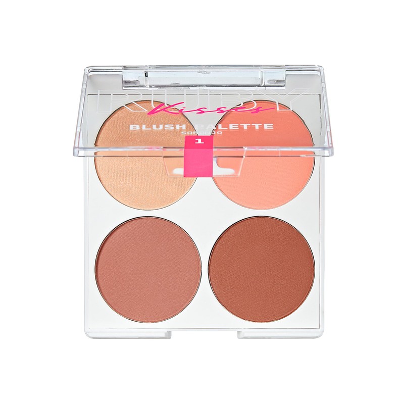 Ruby Kisses Bare Blusher Sweet Cheeks Palette (Baring Bare)