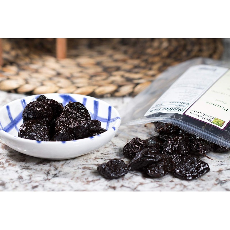 Bella Viva Orchards Dried Pitted Prunes, 1 lb of Dried
