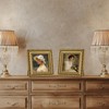 eletecpro 4x4 Picture Frames Set of 4, Ornate Frames with