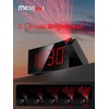 Mesqool Projection Alarm Clock, Loud Vibrating Alarm Clock for Heavy
