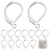 SUNNYCLUE 1 Box 100Pcs Leverback Earring Hooks 304 Stainless Steel