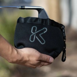 None Golf Club Cleaning Bag Exterior Golf Ball Cleaning Pouch Club Face Golf Cleaner