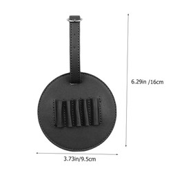 Totority Leather Golf Tee Holder Bag Compact Portable Golf Tees Keeper Cover for Use Lightweight Durable Golfing Supplies Accessory