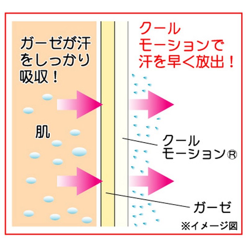 Fujipacks Hanbai Cool Dry Cooling Sweat Pad Suttle (Kids)