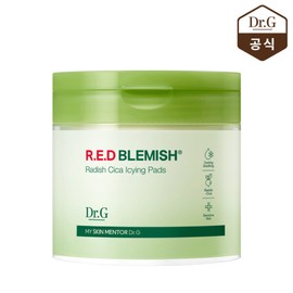 Dr.G (현대Hmall)닥터지 레드 블레미쉬 순무 시카 아이싱패드 60매 (Hyundai Hmall) Dr.G Red Blemish Soothe Cica Icing Pad 60 Sheets