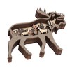 3D Wood Carving Animal Multi Layer Forest Animal Wood Carving