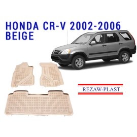 REZAW-PLAST REZAWPLAST Floor Mats for Honda CR-V 2002-2006 Tailored Floor Liners All Weather