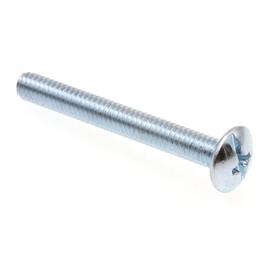 Prime-Line 9006839 Machine Screw, Truss Head, Slotted/Phillips Combo, #8-32 X 1-3/8 in, Zinc Plated Steel, Pack of 100