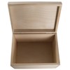 WooDeeDoo Rectangular Wooden Storage Box with Hinged Lid – 22