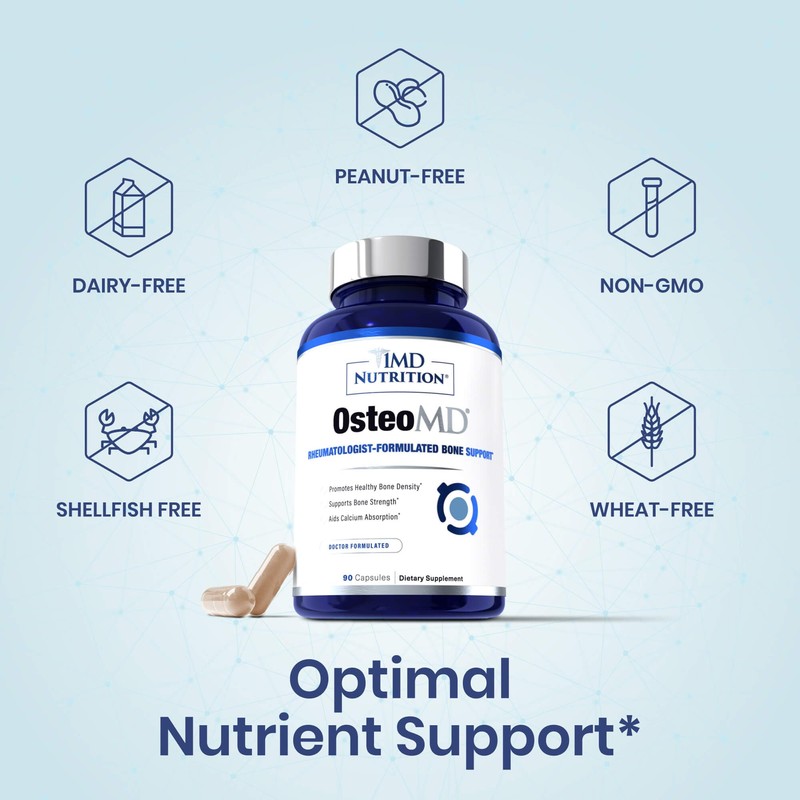1MD Nutrition OsteoMD for Comprehensive Support - Supplement for Women