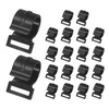 TIXIPEM 0.86IN Tent Pole Clips [20PCS] - C-Shaped Clamp Use