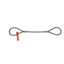 Lift-All 1IEEX12 Wire Rope Sling, Vertical Capacity 19600 lb, 1" Diameter, 12' Length