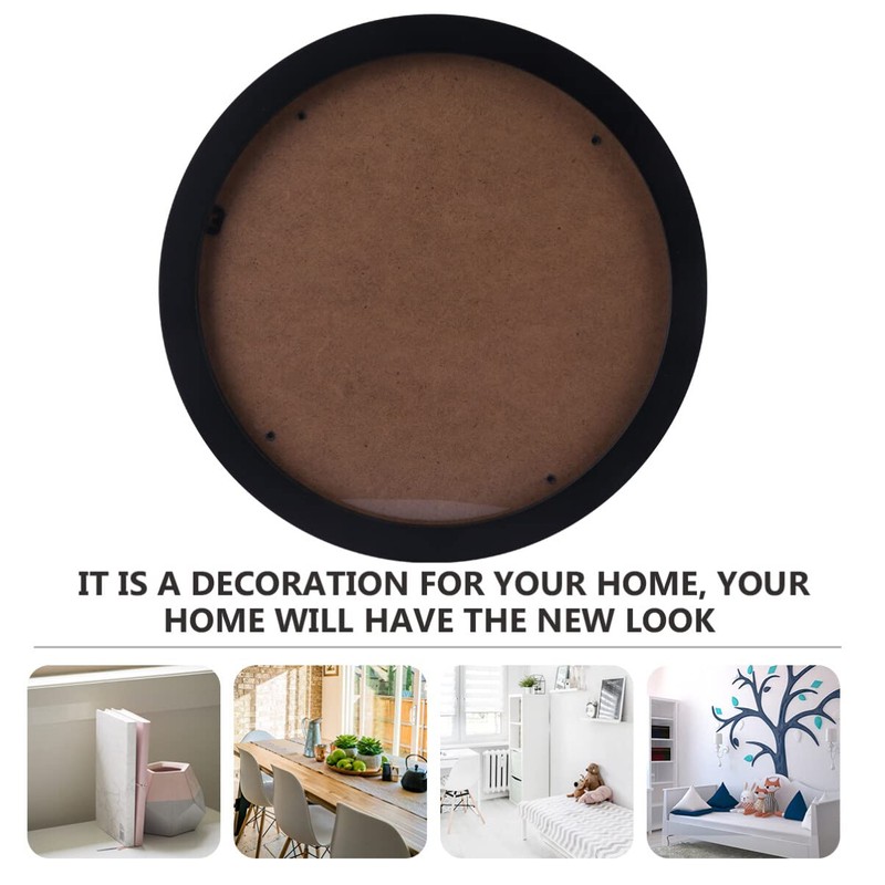 MAGICLULU Round Photo Frame 1Pcs 11inch Display Frame Circle Display