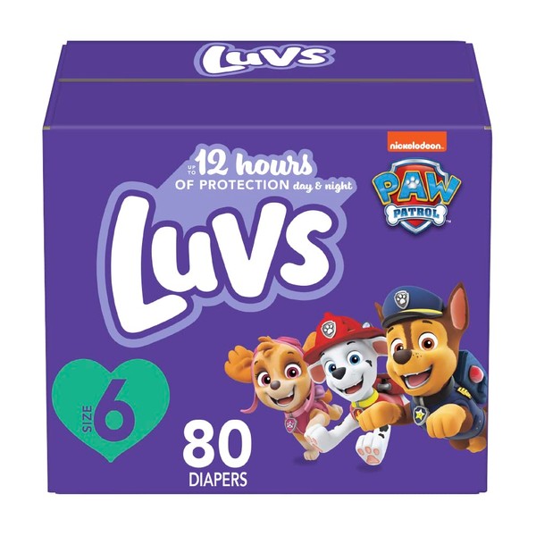 Luvs Diapers Size 6 80 Count