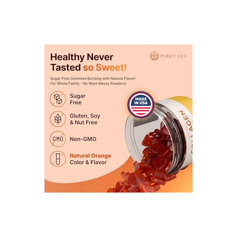 Collagen Gummies For Men And Women Hair Skin Nails 90ct