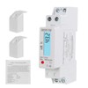 DEWIN KWh Counter, 1P Single-Phase kWh Energy Meter 5-32A LCD