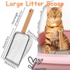 Cat Scoop for Cat Litter Tray, Metal Cat Litter Scoop