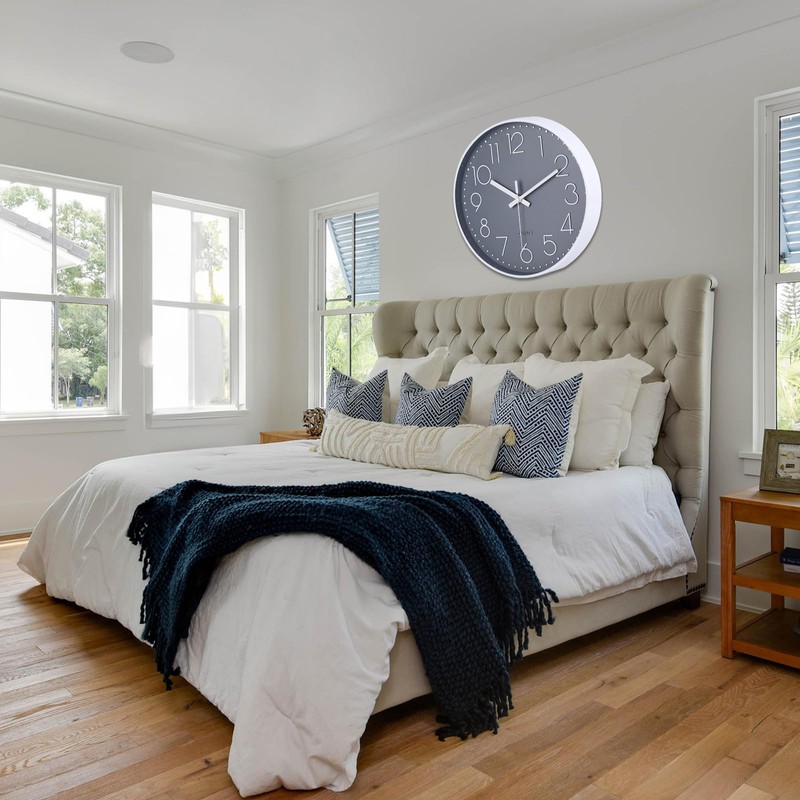 jomparis 16 Inch Large Wall Clock Silent Modern Style for