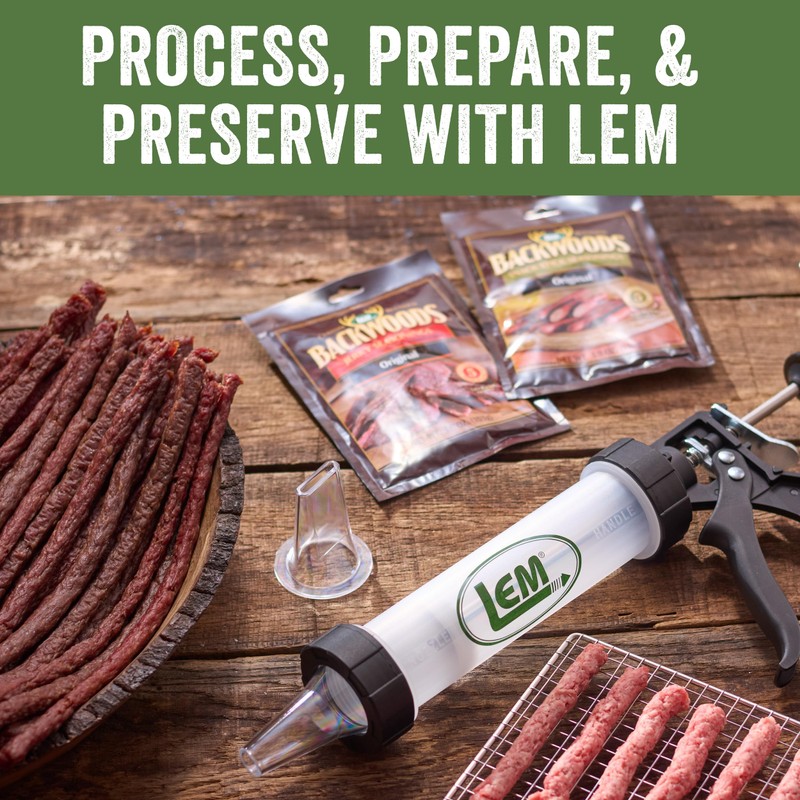 LEM Products Backwoods Reduced Sodium Original Jerky Seasoning, Ideal for