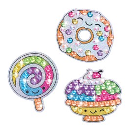 Creativity for Kids Creativity for Kids Big Gem Diamond Painting Kit: Sweets Stickers and Suncatchers - Diamond Art for Kids, DIY Stickers and Suncatcher Kit for Girls Ages 6-8+