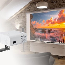 CosyCaya Mini Projector Wall Mounted Universal Metal Projection Bracket 360° Rotating for IP Camera CCTV YG400 RD805