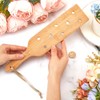 GORGECRAFT Beech Wood Paddle with Heart Airflow Holes Lightweight Bamboo