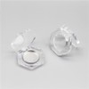 seimeinoki Eye Shadow Case, Empty 1 Color Storage, Hexagon, Makeup