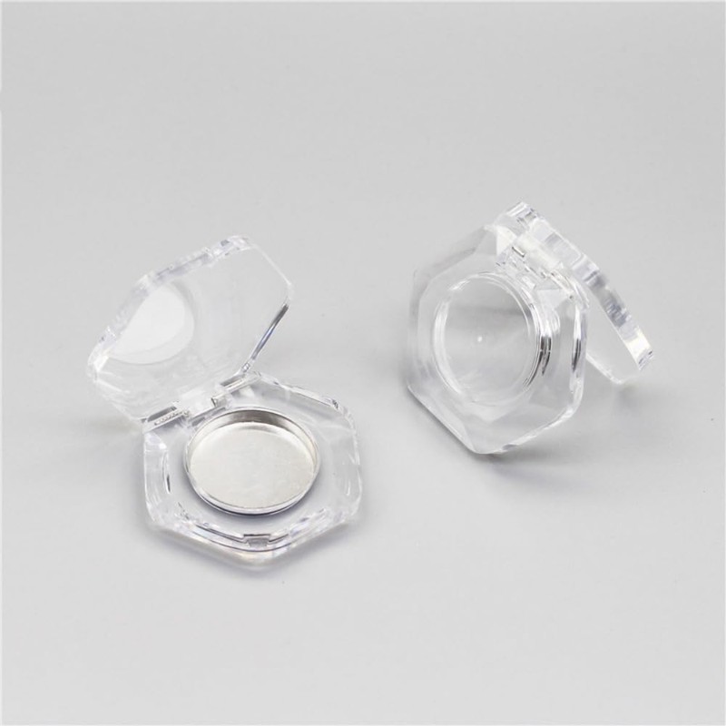 seimeinoki Eye Shadow Case, Empty 1 Color Storage, Hexagon, Makeup