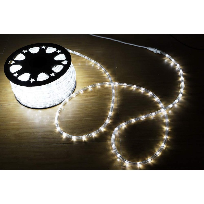 DINGFU Upgraded 100ft 720 LED Rope Lights, Indoor Outdoor Waterproof