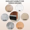 Retsun 4 Sets 4+0.91 Inches Door Brush Sweep Seal Roll