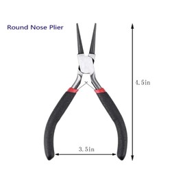 Round Nose Pliers Jewelry Making Pliers Tools 2 Pack,Wire Jewelry Making Tools Bead Pliers for Jewelry Repair,Wire Wrapping,Crafts,Jewelry Making Supplies