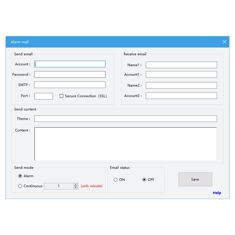 USB Computer Temperature Sensor Data Logger Temperature Alarm for Indoor