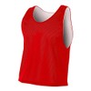 A4 Sportswear Red/White Youth Medium Reversible Jersey Pinnies