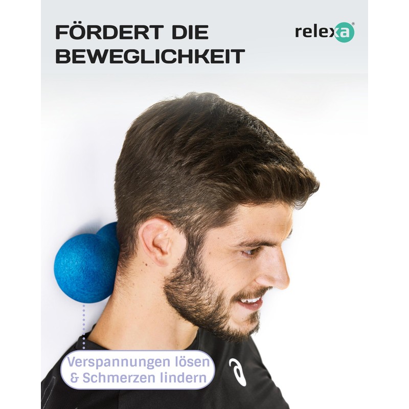 Relexa Twinball 8 cm – Ideal for Massage for Back