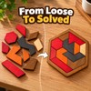 Hexagonal Wooden Puzzle for Brain Teasing – 11-Piece Logic Challenge
