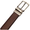 Perry Ellis Men's Burnished Edge Belt, Brown, 36