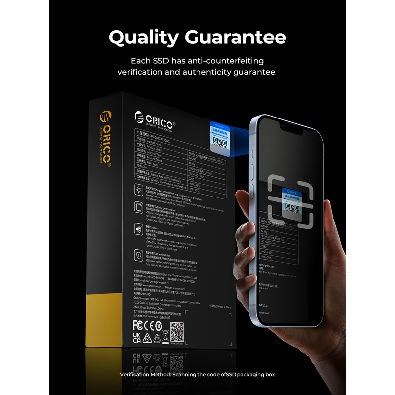 ORICO M.2 NVMe Game SSD 7000MB/s 1TB 2280 PCIe 4.0x4