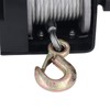 Electric Winch, 24V 2000LBS Load Capacity Electric Steel Cable ATV