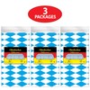 Beistle Oktoberfest Party Supplies, Plastic Rectangular Tablecovers, Bavarian Tablecloths, German