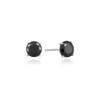 OST Mini Black Cubic Silver Earrings OTE117Q03QWB White / OST