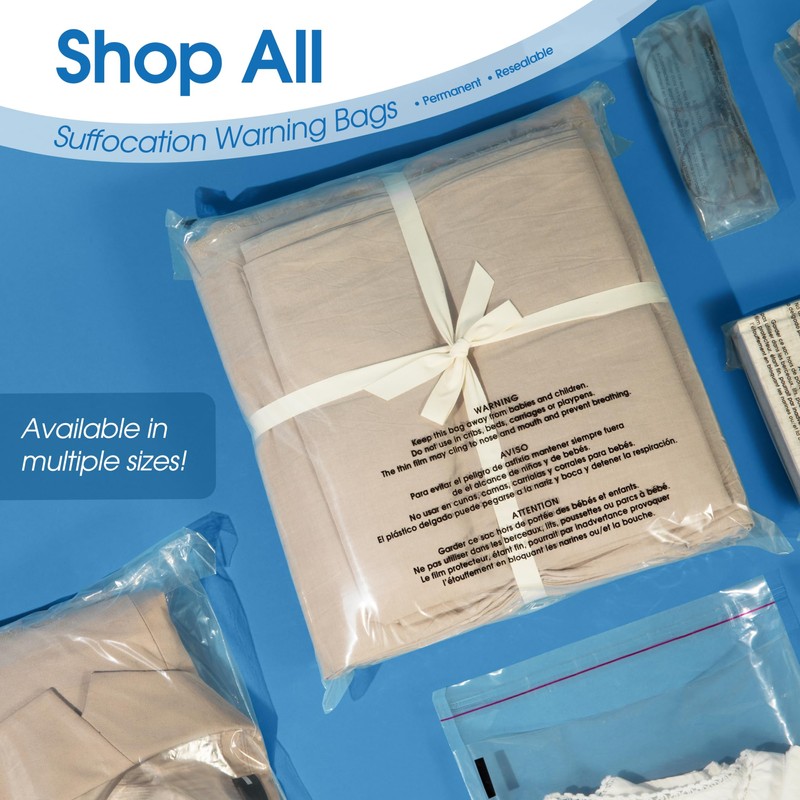 Spartan Industrial - Poly Bag Bundle Combo Pack of 400-6X9,