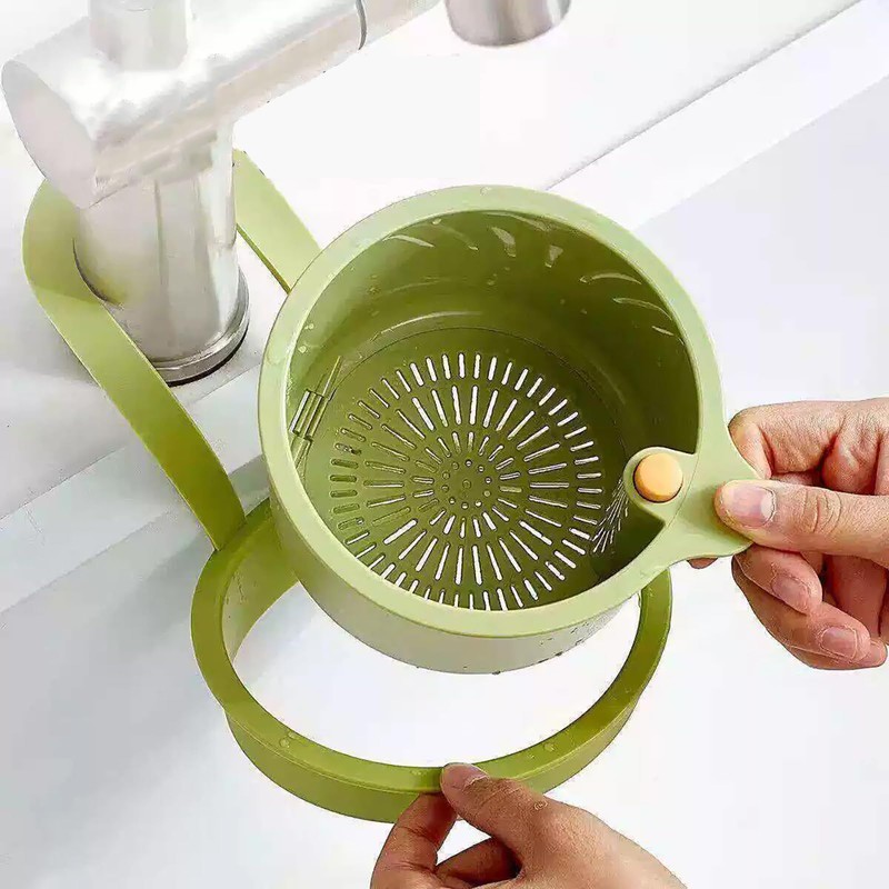 Sink-mounted Food Waste Collector, Kitchen Sink Strainer Basket, Drain Filter