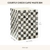MACKENZIE-CHILDS Capiz Waste Bin, Decorative Bathroom and Bedroom Trash Can,