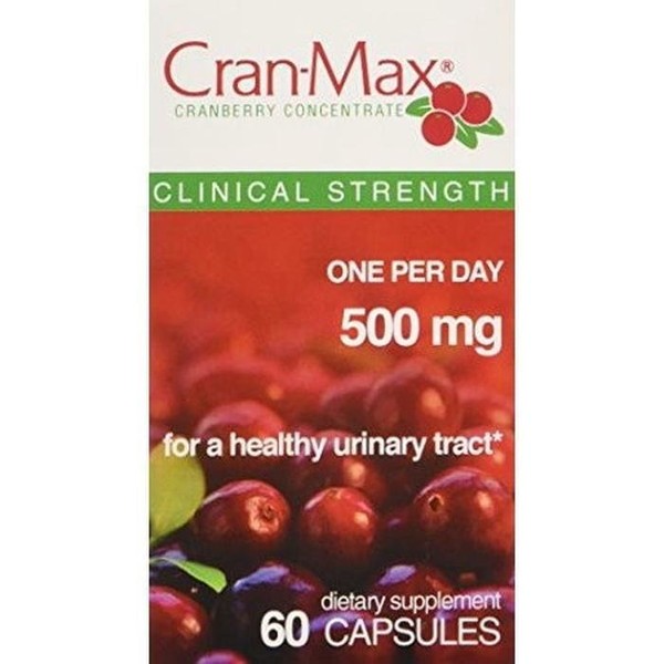 Cranberry - 3 Pack Cran-Max Cranberry Concentrate Clinical Strength 60 Capsules Each, Basic / 크랜베리 - 3 Pack Cran-Max Cranberry Concentrate Clinical Strength 60 Capsules Each, 기본