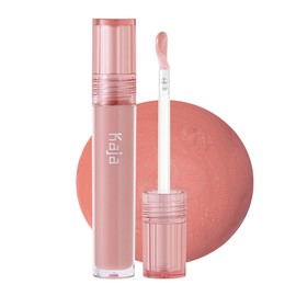 Kaja Kaja Lip Gloss - Gloss Shot | with Jojoba Oil, Tinted Shimmer, Hydrating, Non-sticky, Juicy, Nude, Plumper Looking Lips, 02 Milk Tea, 0.14 Fl Oz