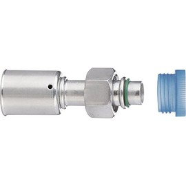 Dicsa FOR 0606 Straight swivel female with green joint for Air Conditioning Hose